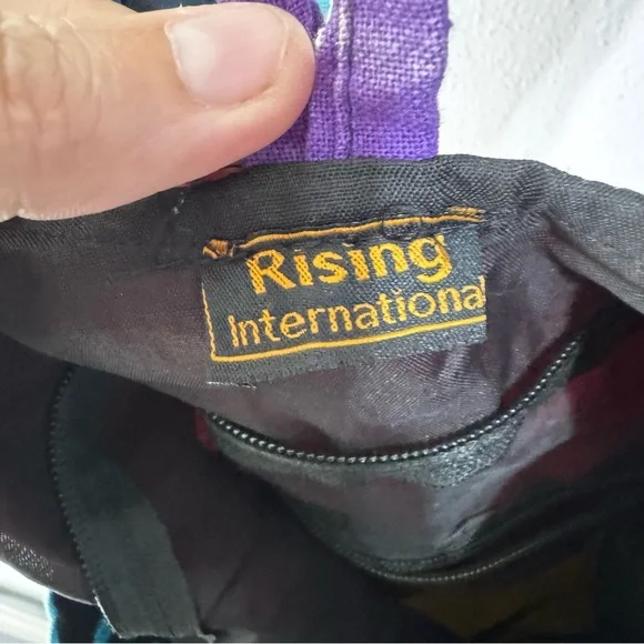 Rising International crossbody  tote bag large - Picture 8 of 8